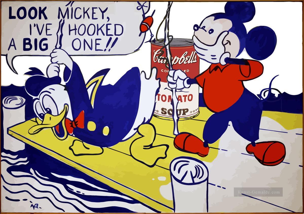Pop Art trifft andy Roy Lichtenstein Ölgemälde